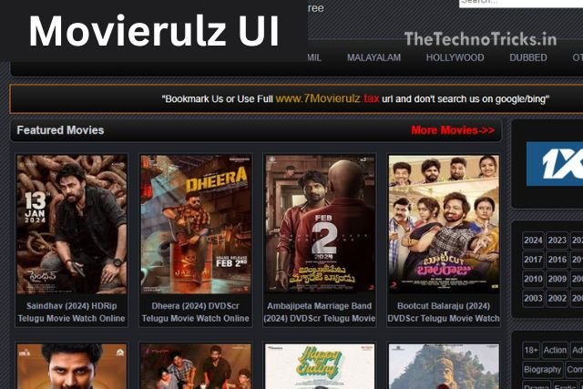 Movierulz UI