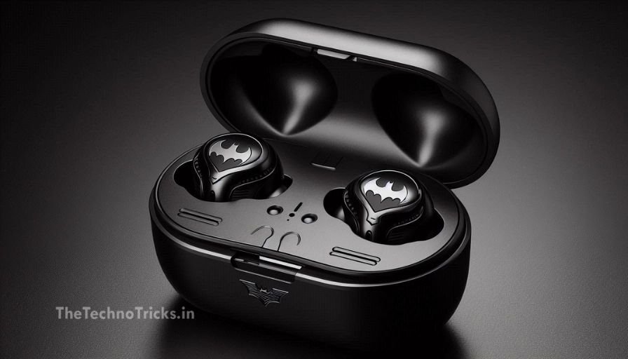 batman style wireless bt earbuds