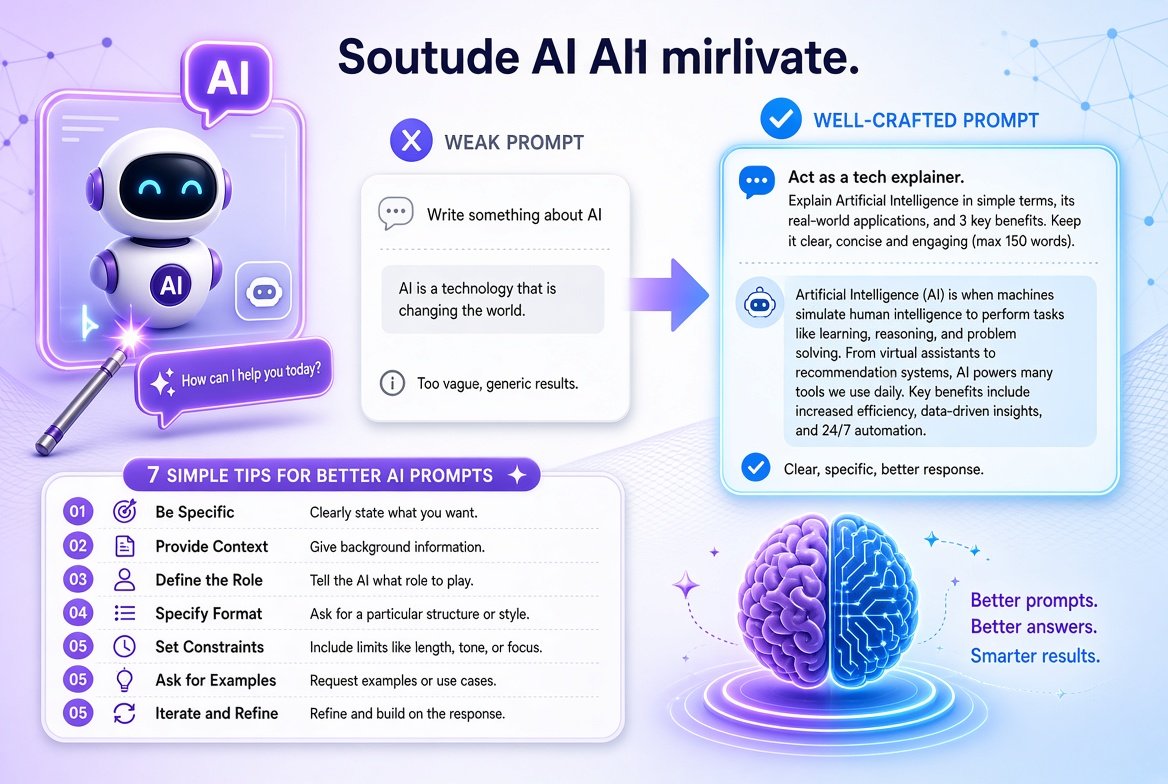 How to Write Better AI Prompts