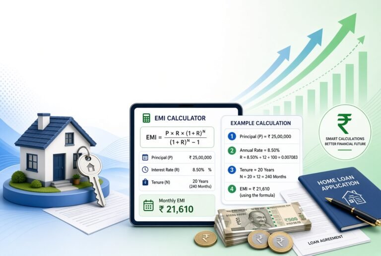 How to Calculate Home Loan EMI (Formula and Examples) 4 How to Calculate Home Loan EMI (Formula and Examples)